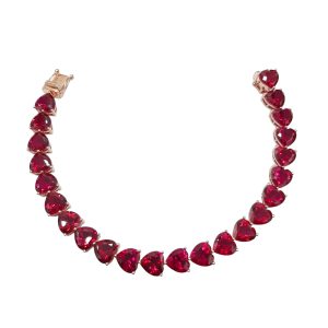 Bracciale in argento 925 placcato in oro 18 Kt e Zirconi